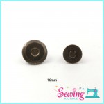 BUTTON - MAGNET-ROUND-METAL-14MM, 16MM & 18MM(BRONZE)